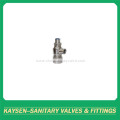 Sanitary female threaded safety valves